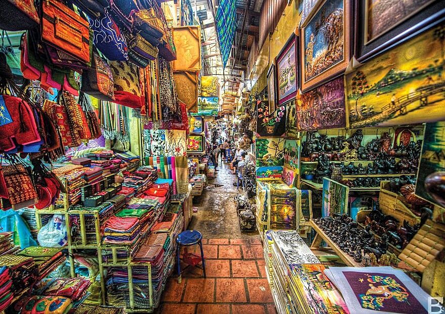 Immerse in Cambodia’s historical heritage at bustling stalls
